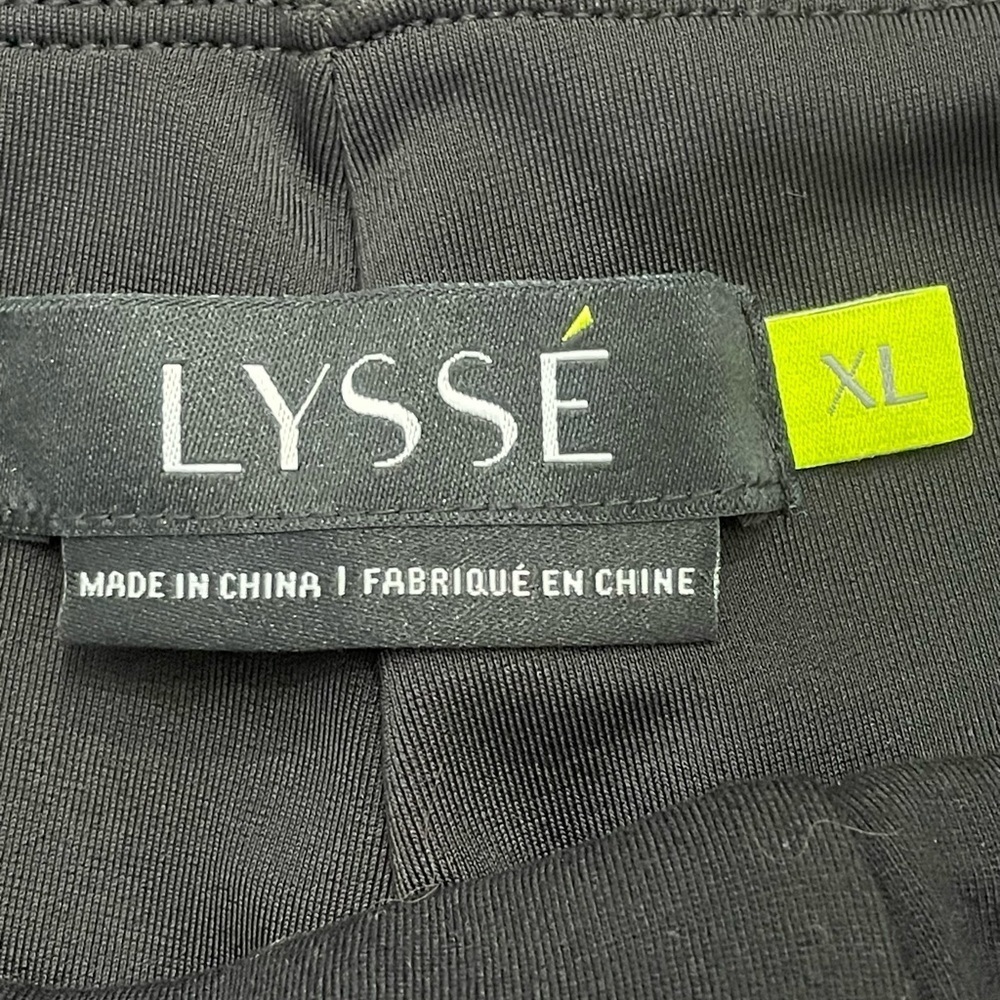 Lysse women’s black Legging/ pants stretch with side studs design size X-Large - Picture 5 of 7